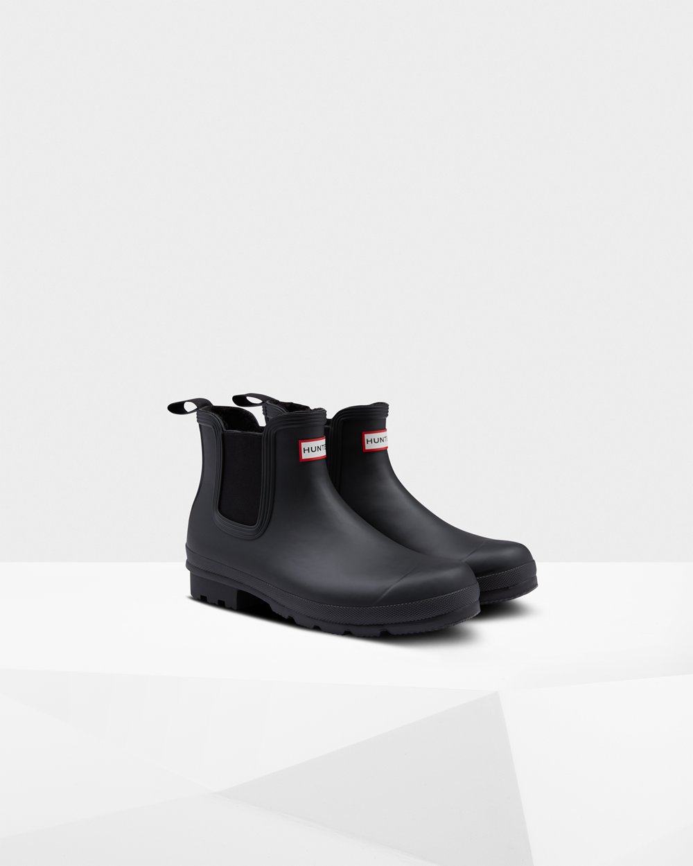 Hunter Original Insulated Chelsea Boots - Shop Online Mens Black - LOSRKE617